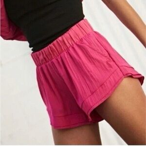 Free People FP Movement Lets Go Out Short in Fuchsia So Bright Size XS NWT